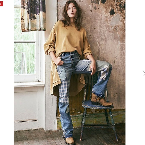 Free People Iggy Pullover, size Small, color Untold Gold, like new! - Picture 5 of 10